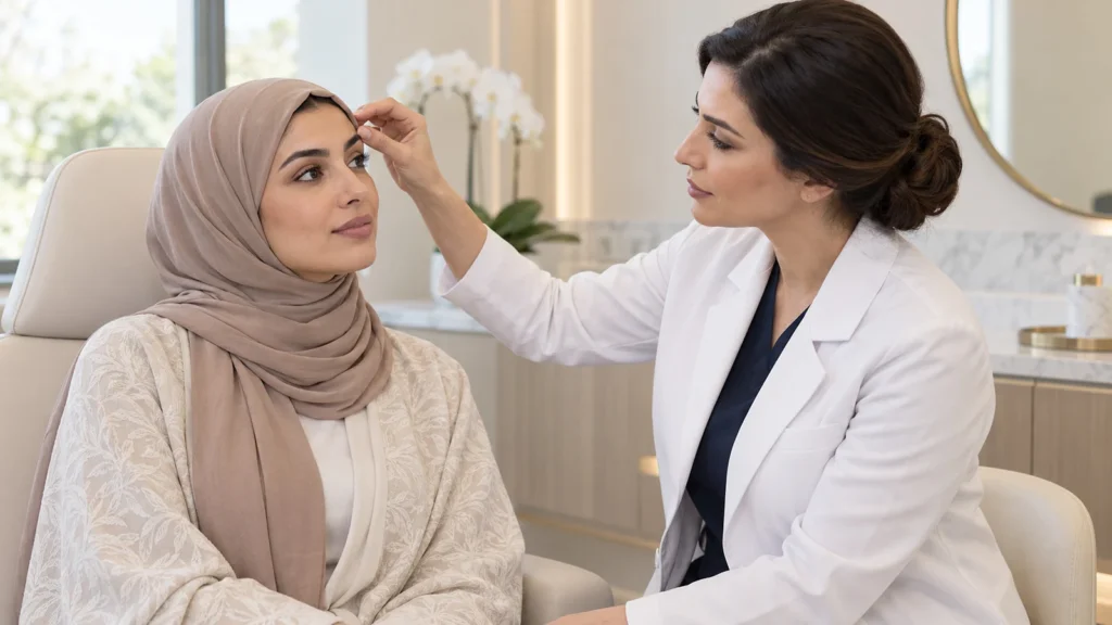 رأب الجفن أم رفع الحاجب؟