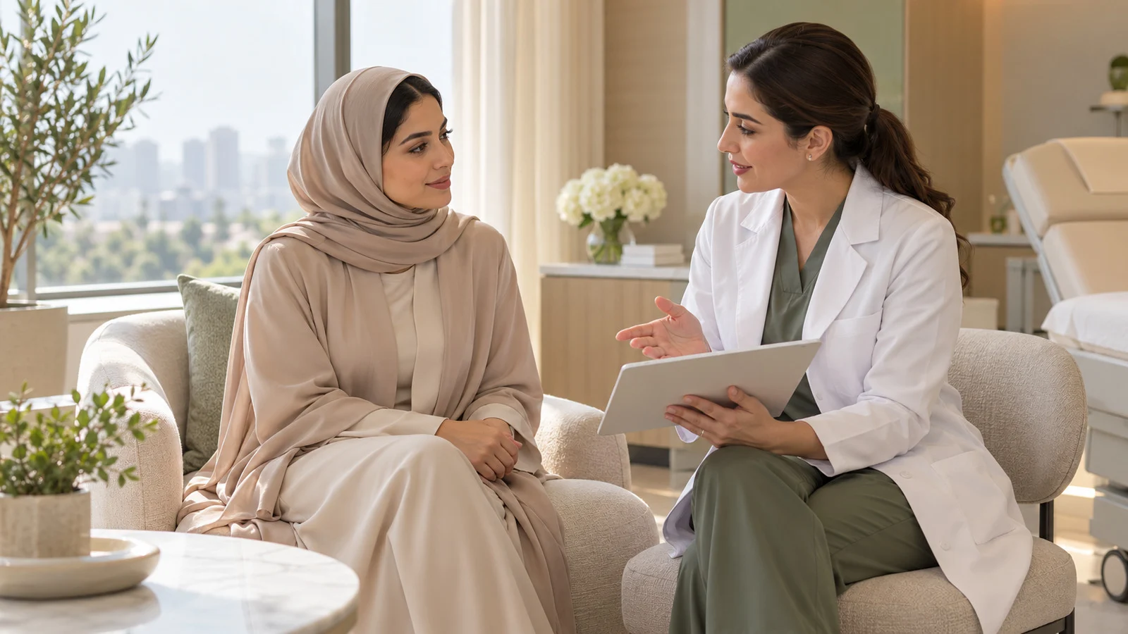 استشارة متابعة بعد رأب الجفن