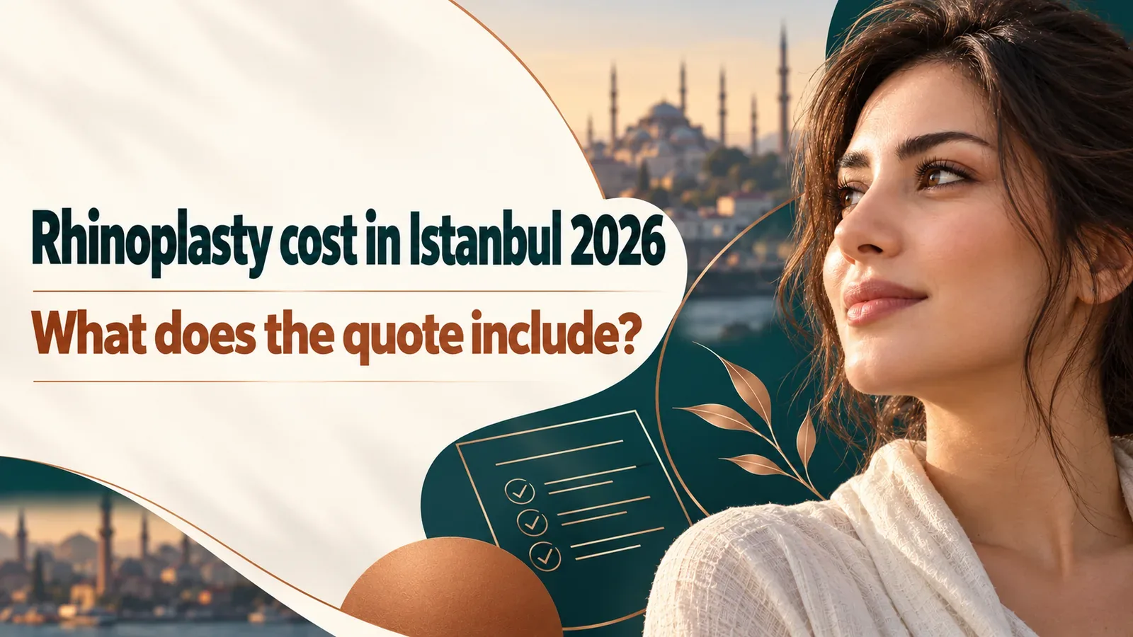 Editorial thumbnail about Istanbul rhinoplasty costs and written estimates