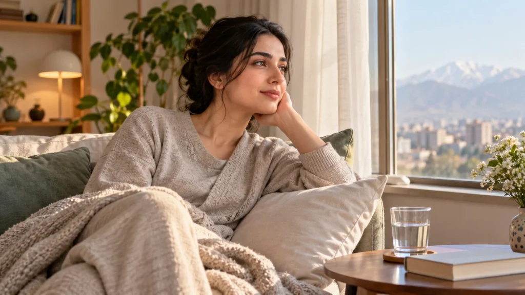 Calm home recovery planning after rhinoplasty