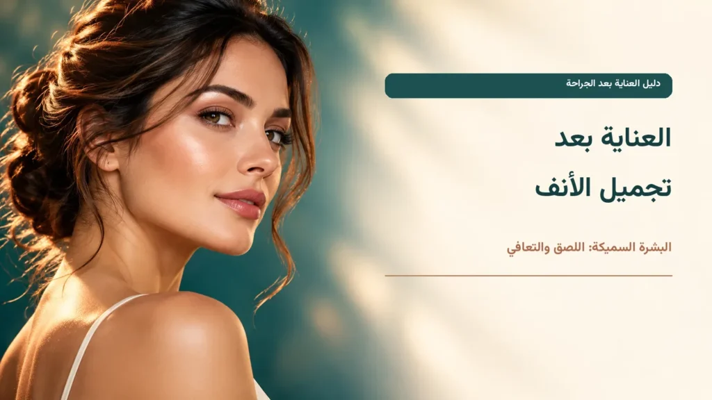 العناية بعد تجميل الأنف