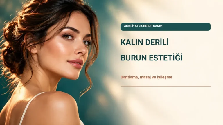 KALIN DERİLİ BURUN ESTETİĞİ